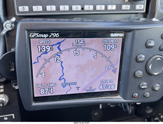 33 a1n. Garmin GPSmap 296 - high airspeed, big tailwind