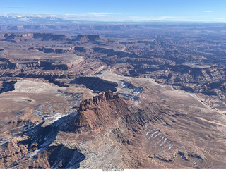 50 a1n. aerial - Canyonlands (Green River side)