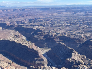 64 a1n. aerial - Canyonlands Confluence where Colorado and Green Rivers meet