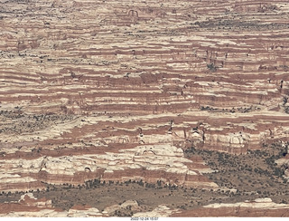 75 a1n. aerial - Canyonlands Maze