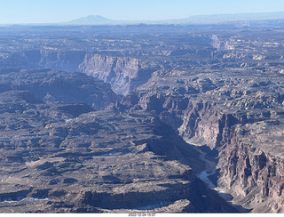 aerial - Canyonlands Confluence where Colorado and Green Rivers meet