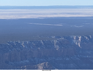 aerial - Grand Canyon rim Zuni Corridor