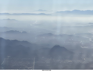 202 a1n. aerial - haze over Phoenix