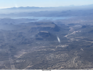 203 a1n. aerial - haze over Phoenix