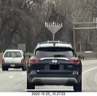Facebook - menorah car