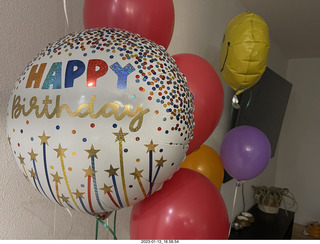 my birthday floral arrangement from Olga and Anthony
