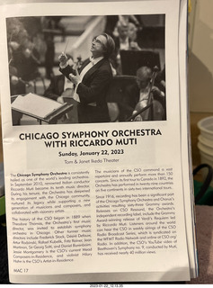 Mesa Arts Center- Chicago Symphony with Riccardo Muti program