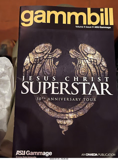 ASU Gammage Theater - Jesus Christ Superstar program
