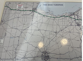 Ohio Turnpike map