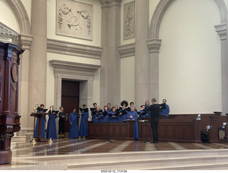 Hillsdale College chapel - choir
