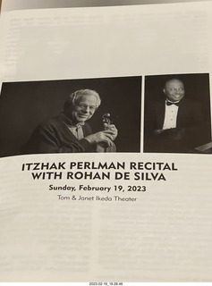 Mesa Arts - Itzhak Perlman program