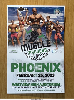 Organization of Competitive Bodybuilders (OCB) show - poster