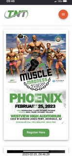 Organization of Competitive Bodybuilders (OCB) show - poster