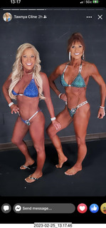 Organization of Competitive Bodybuilders (OCB) show - outside women NH2T - Shirley and Thomesa prep