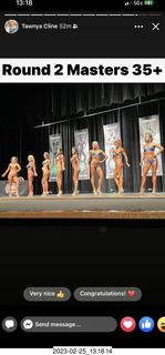 Organization of Competitive Bodybuilders (OCB) show - Thomesa and Shirley (NH2T picture)