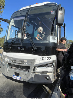 21 a1s. Astro Trails - Perth tour bus