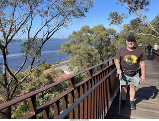 71 a1s. Astro Trails - Perth tour - Australian Botanical Garden - aerial walkway + Ada