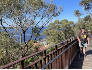 72 a1s. Astro Trails - Perth tour - Australian Botanical Garden - aerial walkway + Adam