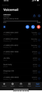 91 a1s. voicemail unknown (HOP2) to call back ?