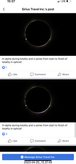 110 a1s. Facebook eclipse pictures