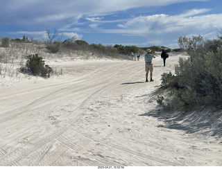 33 a1s. Astro Trails - Australia - sand dunes
