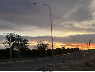 267 a1s. Astro Trails - Australia - driving sunset