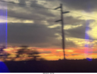271 a1s. Astro Trails - Australia - driving sunset