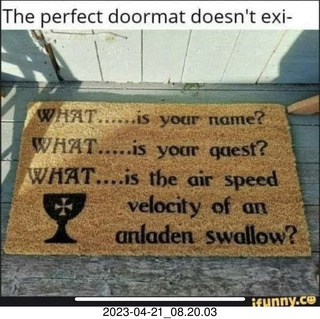 283 a1s. Facebook - perfect holy-grail doormat