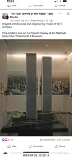 52 a1s. Facebook - World Trade Center model