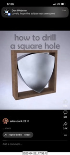 61 a1s. Facebook - How to drill a square hole