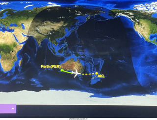5 a1s. PER-AKL in-flight map display