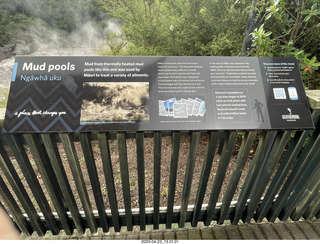 104 a1s. New Zealand - Thermal Hot Springs - Te Puia sign