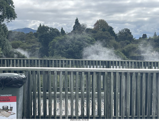 138 a1s. New Zealand - Thermal Hot Springs - Te Puia - steam and geyser