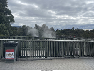 143 a1s. New Zealand - Thermal Hot Springs - Te Puia - steam and geyser