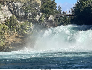 80 a1s. New Zealand - Huka Falls River Cruise + waterfall