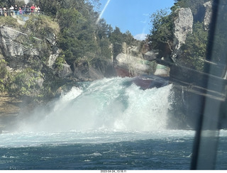 81 a1s. New Zealand - Huka Falls River Cruise + waterfall