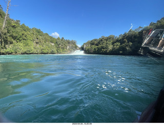 88 a1s. New Zealand - Huka Falls River Cruise + waterfall