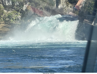 90 a1s. New Zealand - Huka Falls River Cruise + waterfall
