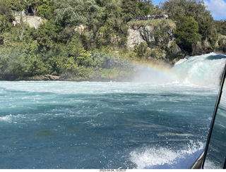 91 a1s. New Zealand - Huka Falls River Cruise + waterfall