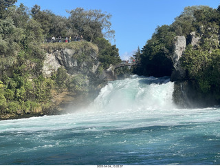 102 a1s. New Zealand - Huka Falls River Cruise + waterfall