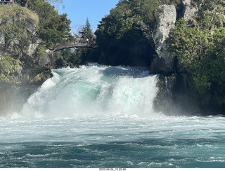 104 a1s. New Zealand - Huka Falls River Cruise + waterfall