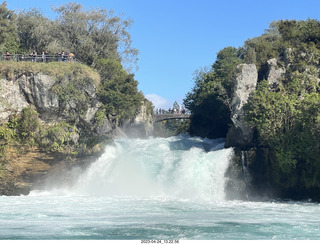 105 a1s. New Zealand - Huka Falls River Cruise + waterfall