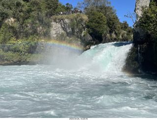 112 a1s. New Zealand - Huka Falls River Cruise + waterfall