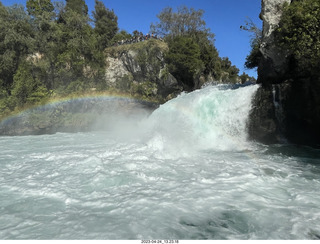 113 a1s. New Zealand - Huka Falls River Cruise + waterfall