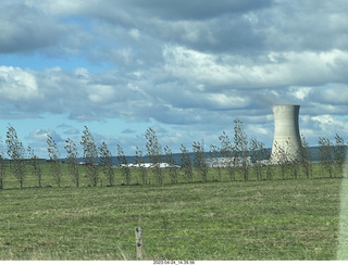 187 a1s. New Zealand - driving - cooling tower