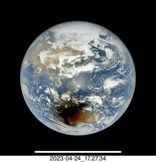 268 a1s. total solar eclipse picture of earth