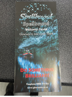 62 a1s. New Zealand - Spellbound Glowworm & Cave Tours - brochure