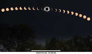 223 a1s. total solar eclipse timelapse