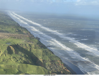 48 a1s. New Zealand - Ardmore Airport Flying School - aerial beach
