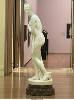 247 a1s. New Zealand - Auckland Art Museum -  female sculpture